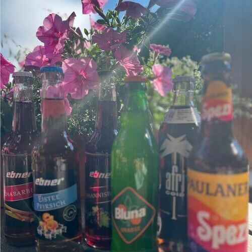 Getrnkeauswahl in der Gaststtte