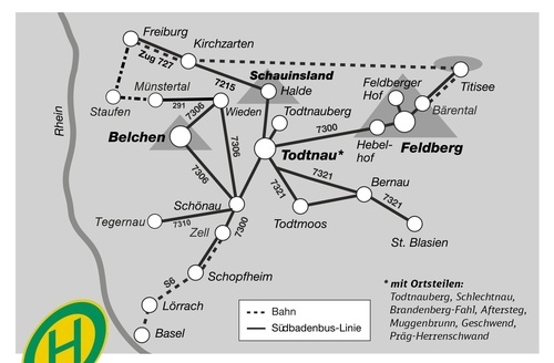 Übersicht über die Buslinien Übersicht über die Buslinien