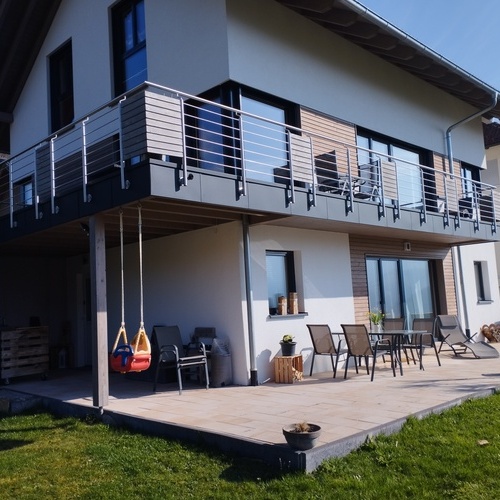 Außenansicht unseres Hauses - 